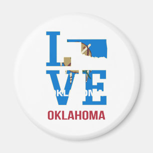 Oklahoma Love USA State Magneet