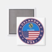 Oklahoma Magneet (Voorkant / Achterkant)