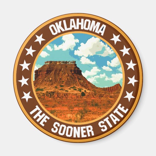 Oklahoma Magneet (Voorkant)