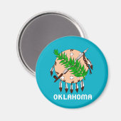 Oklahoma Magnet Magneet (Voorkant / Achterkant)