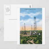 Oklahoma Oil Field Briefkaart (Voorkant / Achterkant)