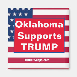 Oklahoma ondersteunt TRUMP magnet Magneet