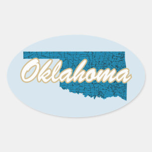 Oklahoma Ovale Sticker