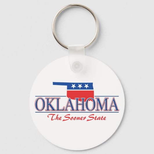 Oklahoma Patriotic Sleutelhanger (Voorkant)