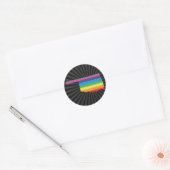 oklahoma pride. ronde sticker (Envelop)