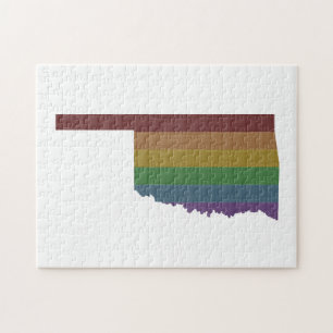Oklahoma Rainbow Gay Pride Legpuzzel