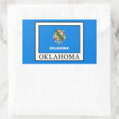 Oklahoma Rechthoekige Sticker (Tas)