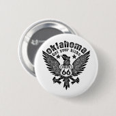 Oklahoma Ronde Button 5,7 Cm (Voorkant /achterkant)