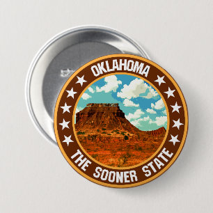 Oklahoma Ronde Button 7,6 Cm