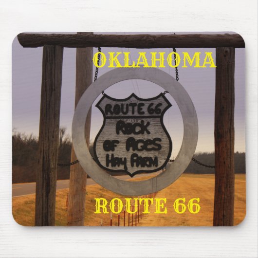 Oklahoma Route 66 Muismat (Voorkant)