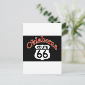 Oklahoma Route 66 Shield Briefkaart (Staand voorkant)