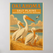 Oklahoma Salt Plains National Wildlife Refuge V01 Poster (Voorkant)