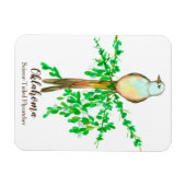 Oklahoma Scissor Tailed Fly Catcher Bird Magneet (Horizontaal)