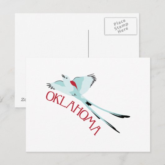 Oklahoma Scissortail Briefkaart (Voorkant / Achterkant)