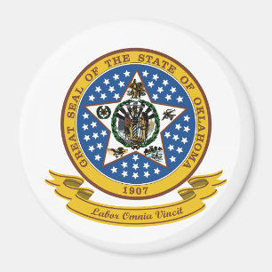 Oklahoma Seal Magneet