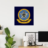 Oklahoma Seal Poster (Thuiskantoor)