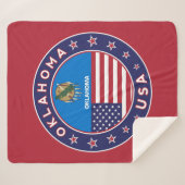 Oklahoma Sherpa Deken (Voorkant (horizontaal))