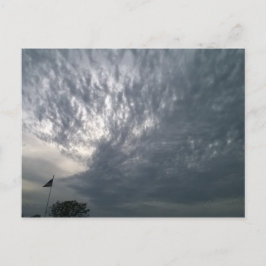 OKlahoma Sky met vlag Briefkaart