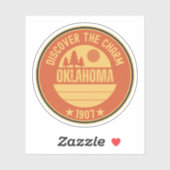 Oklahoma Sooners State - OK Gift Idee Sticker (Vel)
