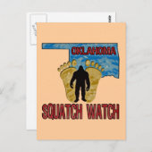 Oklahoma Squatch Watch Briefkaart (Voorkant / Achterkant)