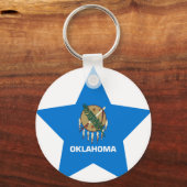 Oklahoma Star Sleutelhanger (Voorkant)