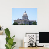 Oklahoma State Capital Poster (Thuiskantoor)