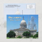 Oklahoma State Capitol, Oklahoma City Briefkaart (Voorkant / Achterkant)