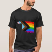 Oklahoma State Pride LGBTQ Progress Pride T-shirt (Voorkant)