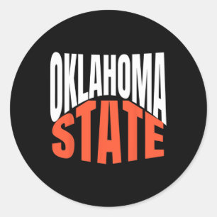 Oklahoma State Ronde Sticker
