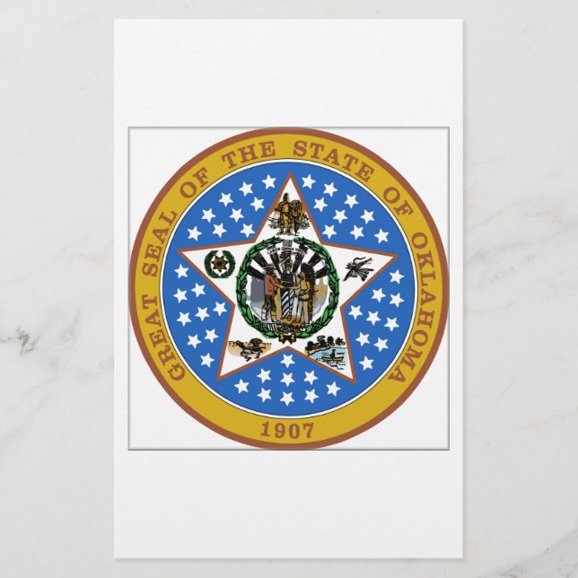 Oklahoma State Seal (Voorkant)