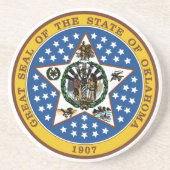 Oklahoma State Seal Onderzetter (Voorkant)