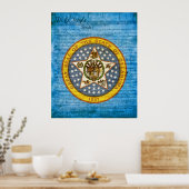 Oklahoma State Seal Poster (Keuken)