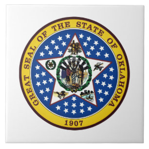 Oklahoma State Seal Tegeltje