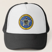 Oklahoma State Seal Trucker Pet (Voorkant)