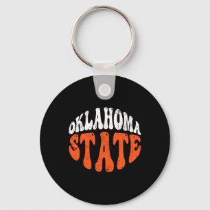Oklahoma State Tee.retro Vintage Vervallen Ontwerp Sleutelhanger