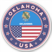 Oklahoma Sticker (Voorkant)