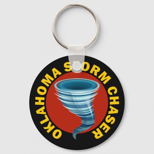 Oklahoma Storm Chaser Sleutelhanger (Voorkant)