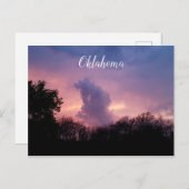 Oklahoma Stormy Skies Briefkaart (Voorkant / Achterkant)