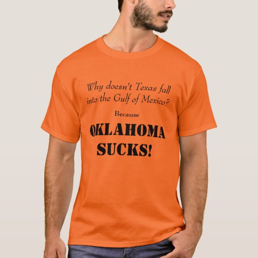 OKLAHOMA SUCKS T-SHIRT (Voorkant)