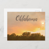 Oklahoma Sunset Briefkaart (Voorkant / Achterkant)