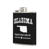 Oklahoma Teabagging Texas sinds 1907 Heupfles (Links)