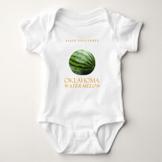 Oklahoma Territory Groente De Watermeloen Romper (Voorkant)