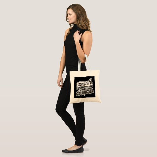 Oklahoma The Sooner State Oklahoma State Pullover Tote Bag (Voorkant (model))