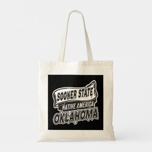 Oklahoma The Sooner State Oklahoma State Pullover Tote Bag (Achterkant)