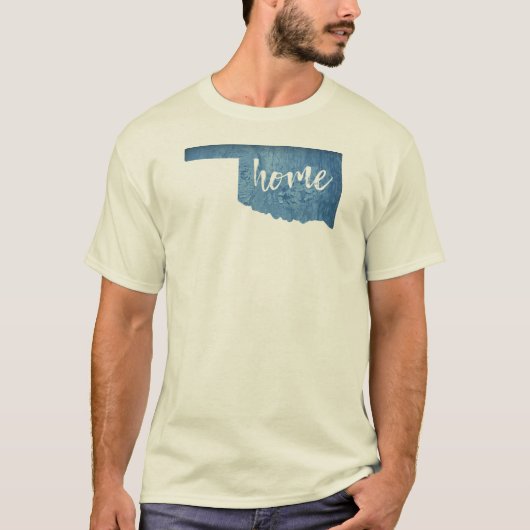 Oklahoma Thuis Houtnerf T-shirt (Voorkant)