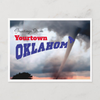 Oklahoma Tornado Briefkaart