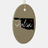 Oklahoma Town Keramisch Ornament (Rechts)