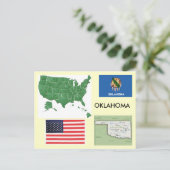 Oklahoma, Verenigde Staten Briefkaart (Staand voorkant)