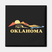 Oklahoma Verenigde Staten Magneet (Voorkant)