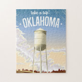 Oklahoma vintage reisposter legpuzzel (Verticaal)